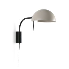 Faro Dominica - wandverlichting met schakelaar - 32,9 x 25 x 50,2 cm - mat zwart en beige