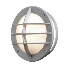 Konstsmide Oden - buiten wandlamp - Ø 31 x 15 cm - IP23 - grijs