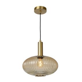 Lucide Maloto - hanglamp - Ø 30 x 150 cm - amber