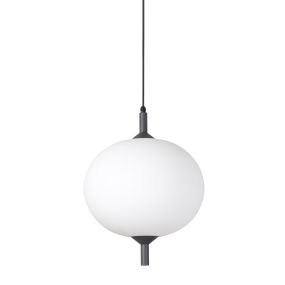 Faro Saigon - hanglamp kegel dop - Ø 45 x 45 cm - IP65 - mat wit