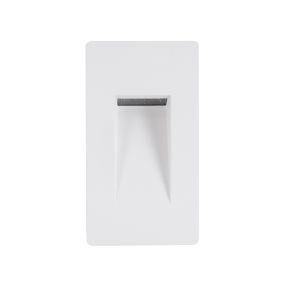Nova Luce Cove - buiten wandverlichting - 7,7 x 3,8 x 14 cm - 1,5W LED incl. - IP54 - mat wit