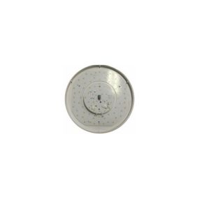 Artdelight Basic - badkamer plafondverlichting - Ø 28 x 6 cm - 12W LED incl. - IP44 - aluminium