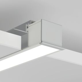 Klus Lokom - inbouw ledprofiel - 3,02 x 2,45 cm - wit