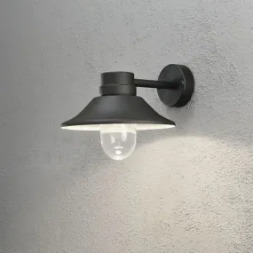 Konstsmide Vega - wandlamp buiten - 29 x 36 x 26,5 cm - 8W dimbare LED incl. - IP54 - zwart