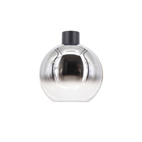 Artdelight Rosario - plafondverlichting - Ø 30 x 32,5 cm - gerookt chroom