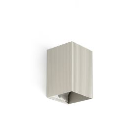 Faro Lune I - wandlamp - 8 x 10 x 6,5 cm - grijs