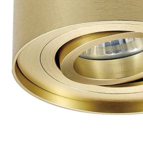 Zuma Line Rondoo SL - opbouwspot - Ø 9,6 x 12,5cm - goud