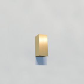 Artdelight Dante - wandverlichting - 6,7 x 6,7 x 15,4 cm - mat goud