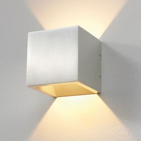 Artdelight Cube - buiten wandverlichting - 10 x 10 x 10 cm - 6W dimbare LED incl. - IP54 - aluminium