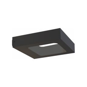 Artdelight Carre - buiten wandverlichting - 14,5 x 13 x 3 cm - 4W LED incl. - IP54 - zwart
