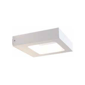 Artdelight Carre - buiten wandverlichting - 14,5 x 13 x 3 cm - 4W LED incl. - IP54 - wit