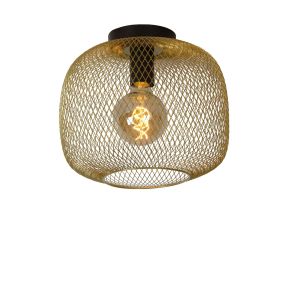 Lucide Mesh - plafondverlichting - Ø 30 x 25,5 cm - mat goud