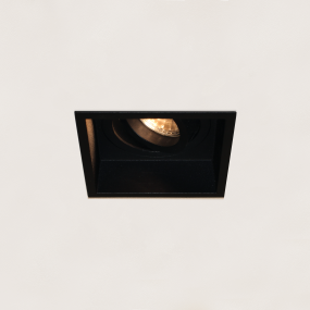 Artdelight Rex - inbouwspot - 92 x 92 mm, 83 x 83 mm inbouwmaat - zwart