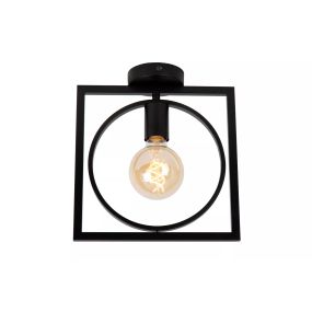 Lucide Suus - plafondlamp - 28 x 23,5 x 30,5 cm - zwart