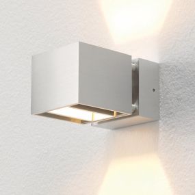Artdelight Bfeld - buiten wandverlichting - 12,3 x 8 x 6,8 cm - 2 x 3W LED incl. - IP54 - aluminium