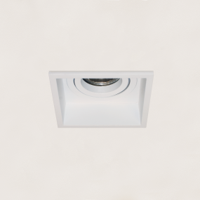 Artdelight Rex - inbouwspot - 92 x 92 mm, 83 x 83 mm inbouwmaat - wit