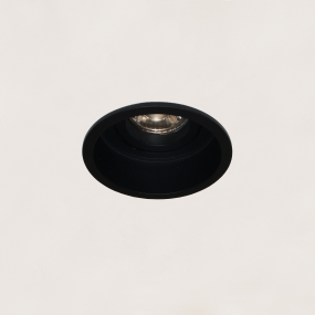 Artdelight Rex - inbouwspot - Ø 92 mm, Ø 83 mm inbouwmaat - zwart