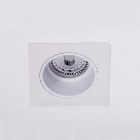 Artdelight Venice 2708 GU10 - inbouwspot - 80 x 80 mm, Ø 74 mm inbouwmaat - wit