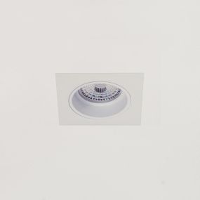 Artdelight Venice 2708 GU10 - inbouwspot - 80 x 80 mm, Ø 74 mm inbouwmaat - wit