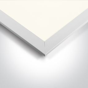 ONE Light 40W Backlit Panel - inbouw LED-paneel met achtergrondverlichting voor verlaagde T-rail plafonds - 59,5 x 59,5 x 3,5 cm - 40W LED incl. - IP65 - wit - instelbare lichtkleur