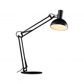 Design for the People Arki - tafellamp/wandlamp/klemlamp - 25 x 20 x 52 cm - zwart