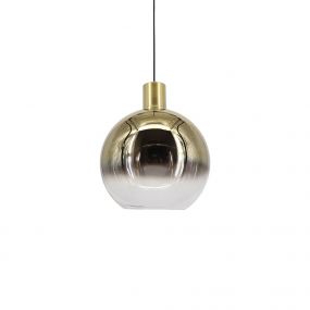 Artdelight Rosario - hanglamp - Ø 20 x 150 cm - gerookt goud