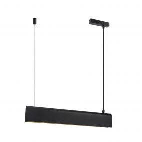 Design for the People Beau 50 - hanglamp - 50 x 8,5 cm - 8W LED incl. - zwart