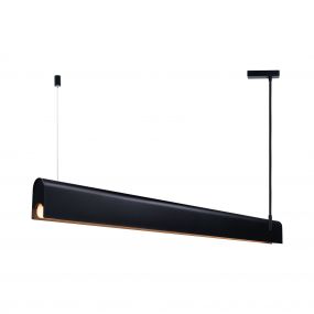 Design for the People Beau 100 - hanglamp - 100 x 8,5 cm - 15W LED incl. - zwart