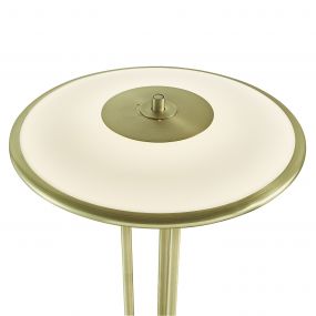 Design for the People Blanche - vloerlamp - Ø 32 x 141 cm - 15W dimbare LED incl. -  messing