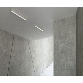 Maxlight Linear - plafondverlichting - 113,5 x 5 x 6,5 cm - 36W dimbare LED incl. - wit
