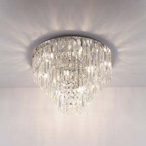 Maxlight Monaco - plafondverlichting - Ø 60 x 50 cm - chroom