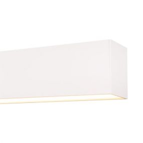 Lichtkoning Linear - plafondverlichting - 170 x 6,5 x 5 cm - 54W LED incl. - wit - warm witte lichtkleur