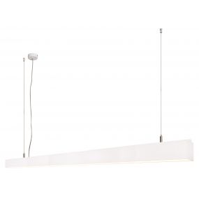 Lichtkoning Linear - hanglamp - 170 x 5 x 200 cm - 54W LED incl. dimbaar - wit - warm witte lichtkleur