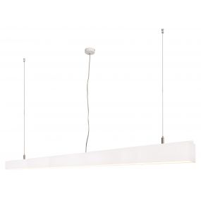 Lichtkoning Linear - hanglamp - 170 x 5 x 200 cm - 54W LED incl. dimbaar - wit - warm witte lichtkleur