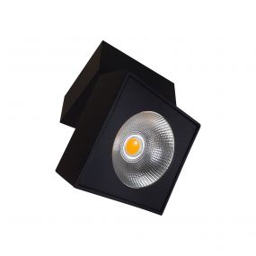 Maxlight Artu - opbouwspot 1L - 10 x 10 x 10 cm - 15W LED incl. -zwart