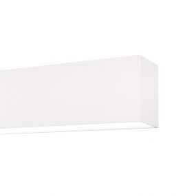 Lichtkoning Linear - plafondverlichting - 57 x 6,5 x 5 cm - 18W LED incl. - wit - witte lichtkleur