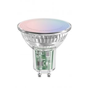Calex Smart Bluetooth Mesh LED spot - Ø 5 x 5,8 cm - GU10 - 5W - dimfunctie en instelbare lichtkleur via app - RGB+W