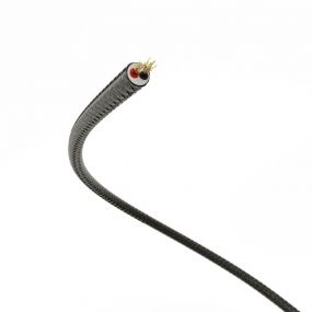 Creative Cables - rol textielsnoer voor max. 48V en 2A - per meter - zwart