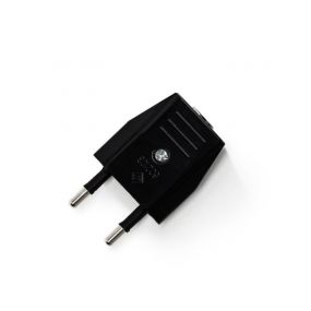 Creative Cables Schuko - stekker zonder aarding - 230V - zwart