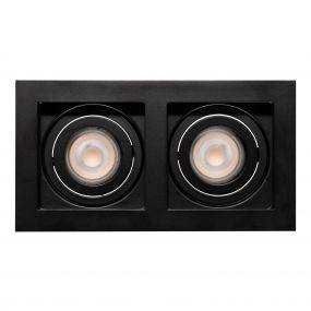 Projectlight Bloq 2L - inbouwspot - 180 x 100 mm, 171 x 92 mm inbouwmaat - zwart