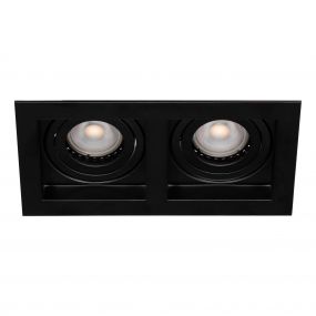 Projectlight Bloq 2L - inbouwspot - 180 x 100 mm, 171 x 92 mm inbouwmaat - zwart