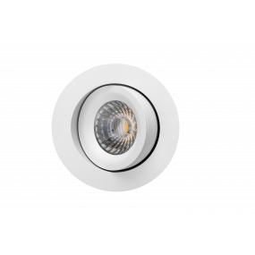 Artdelight Special - inbouwspot - Ø 95 mm, Ø 83 mm inbouwmaat - 9W LED incl. - dim to warm - IP54 - wit