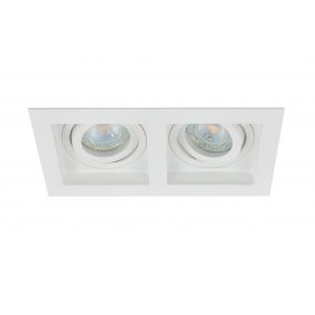 Projectlight Bloq 2L - inbouwspot - 180 x 100 mm, 171 x 92 mm inbouwmaat - wit