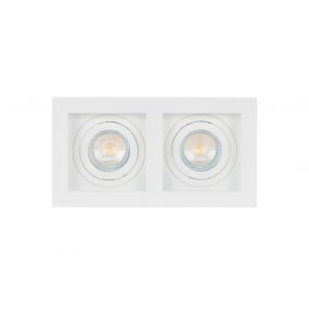 Projectlight Bloq 2L - inbouwspot - 180 x 100 mm, 171 x 92 mm inbouwmaat - wit