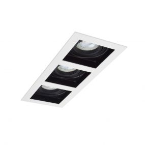 Projectlight Bloq 3 - inbouwspot - 270 x 100 mm, 250 x 92 mm inbouwmaat - wit en zwart