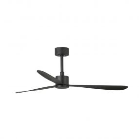 Faro Amelia - plafondventilator - Ø 132 x 26 cm - 6 snelheden - incl. afstandsbediening met timer - zwart  