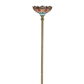 Searchlight Dragonfly - staanlamp - 173 cm - multicolour