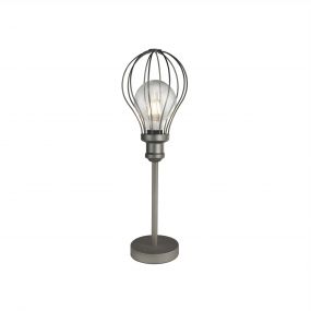 Searchlight Balloon Cage - tafellamp - 50,5 cm - zilver