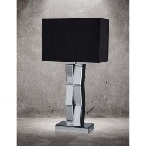 Searchlight Mirror - tafellamp - 32 x 60 cm - zwart
