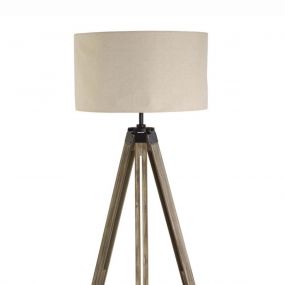 Searchlight Easel - staanlamp - 144,5 cm - crème linnen